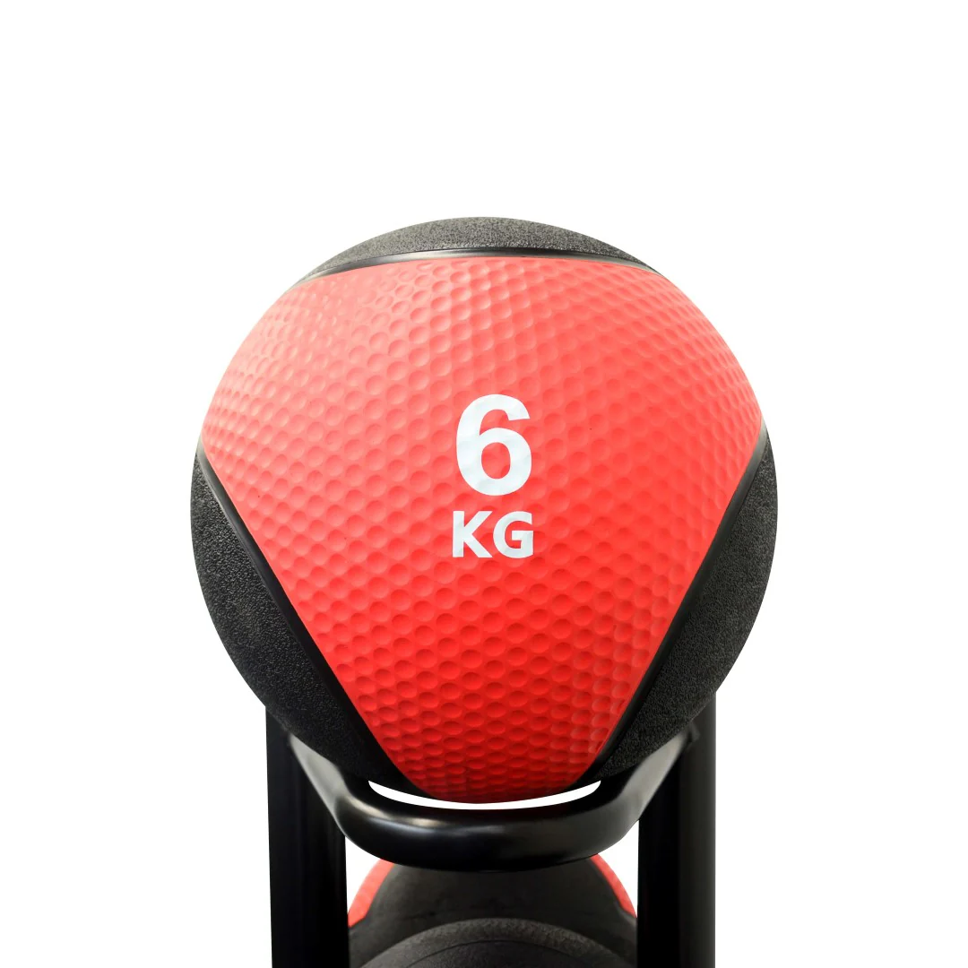 1-10kg Medicine Balls + Storage Rack - Image 3