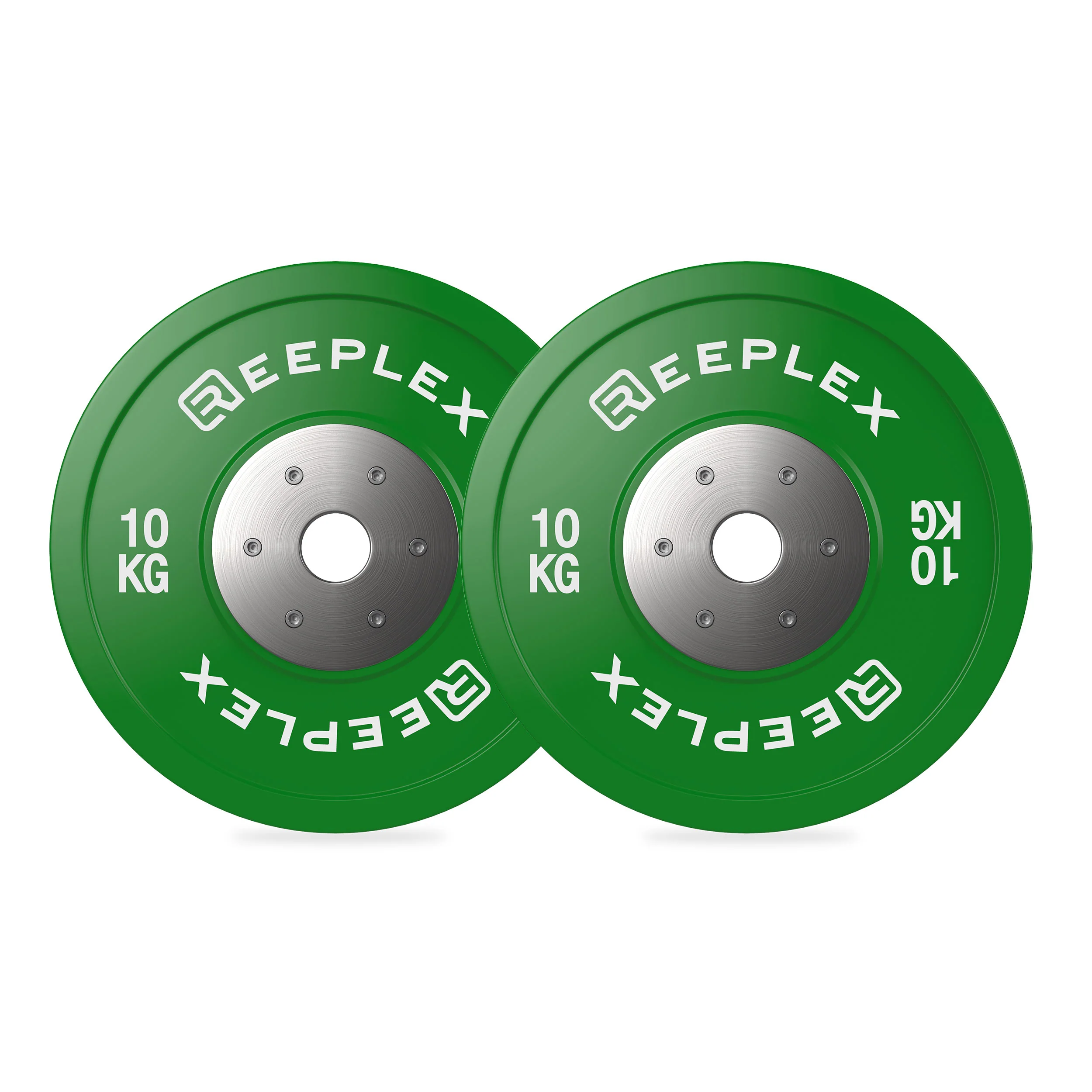 140kg Reeplex Pro Comp Coloured Bumper Weight Plate Set - Image 2