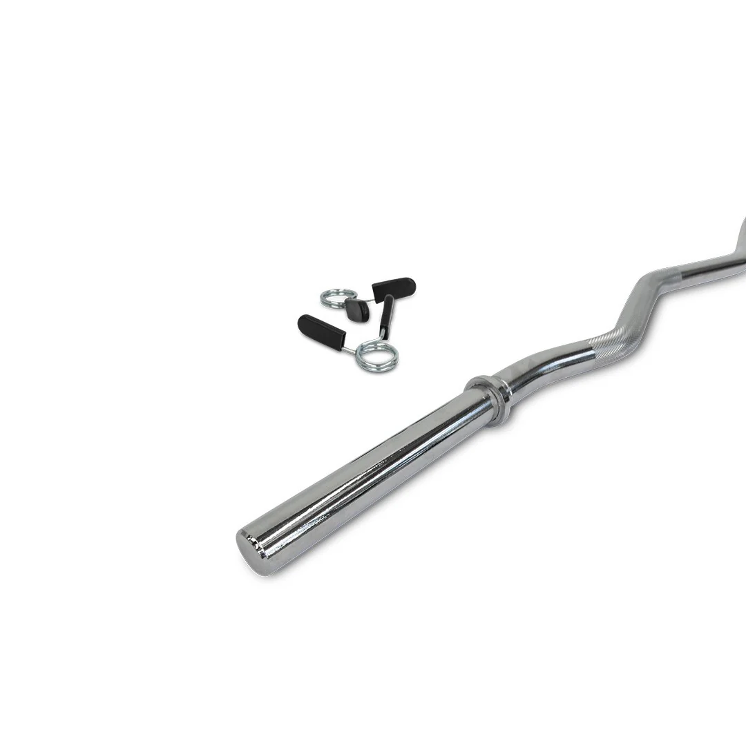 75kg Standard 7ft Barbell + Ez Curl Barbell + Dumbbell Set - Image 4