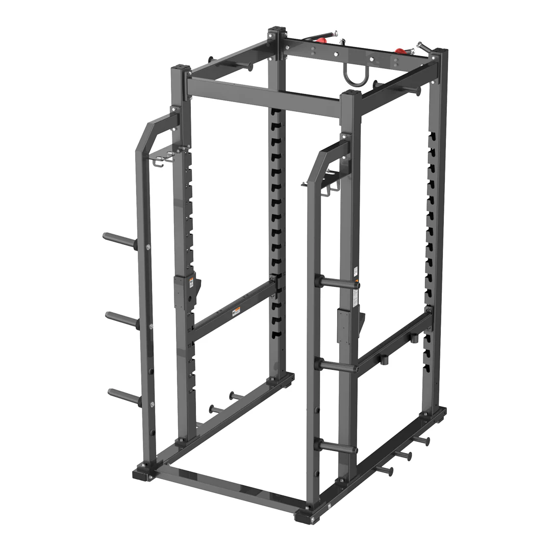 Reeplex Commercial Power Rack with Plate Storage - Image 4