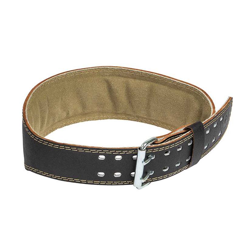 Harbinger 4" Padded Leather Weightlifting Belt - Image 3