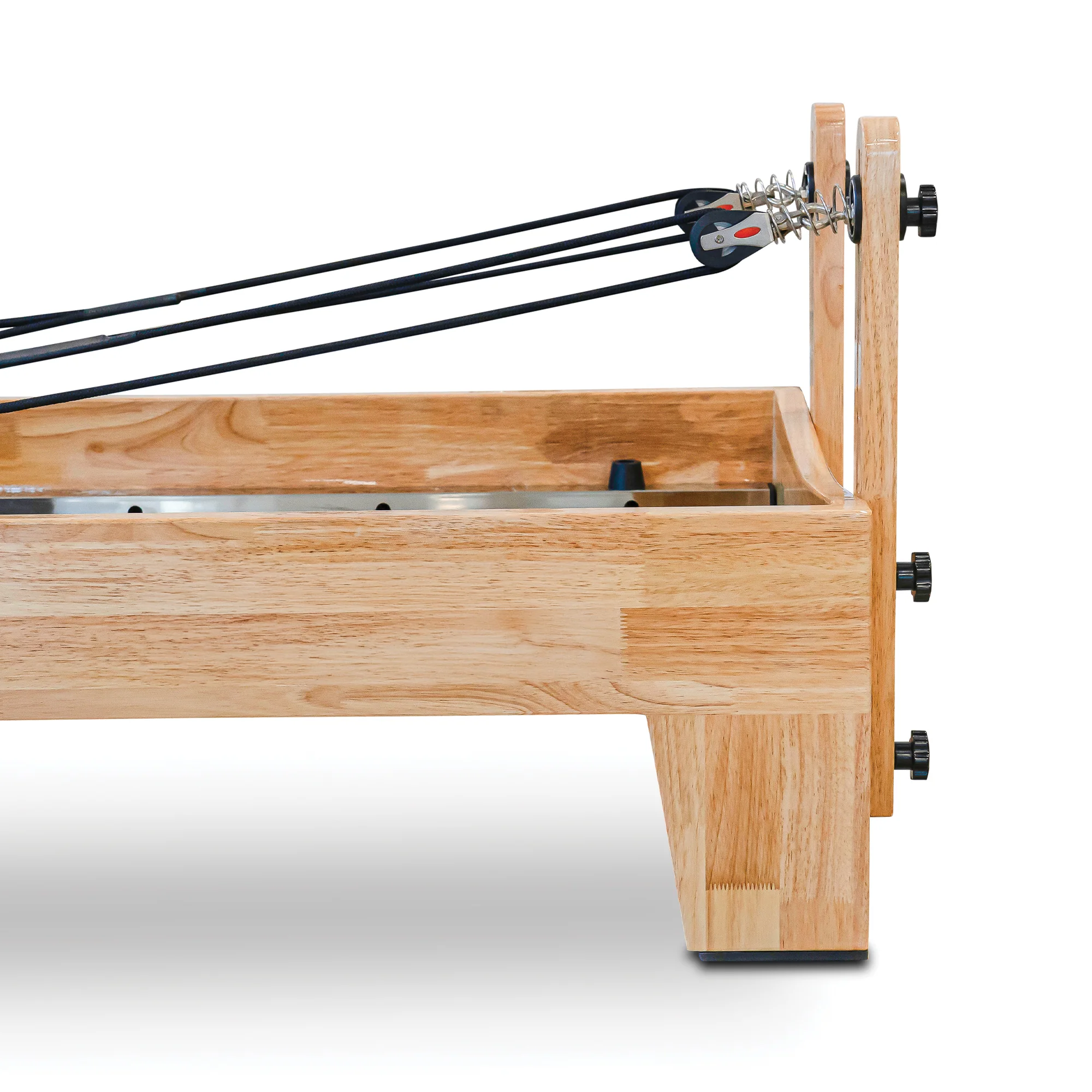 Pilates Reformer Machine in Oak Wood with Box & Accessories - Image 14
