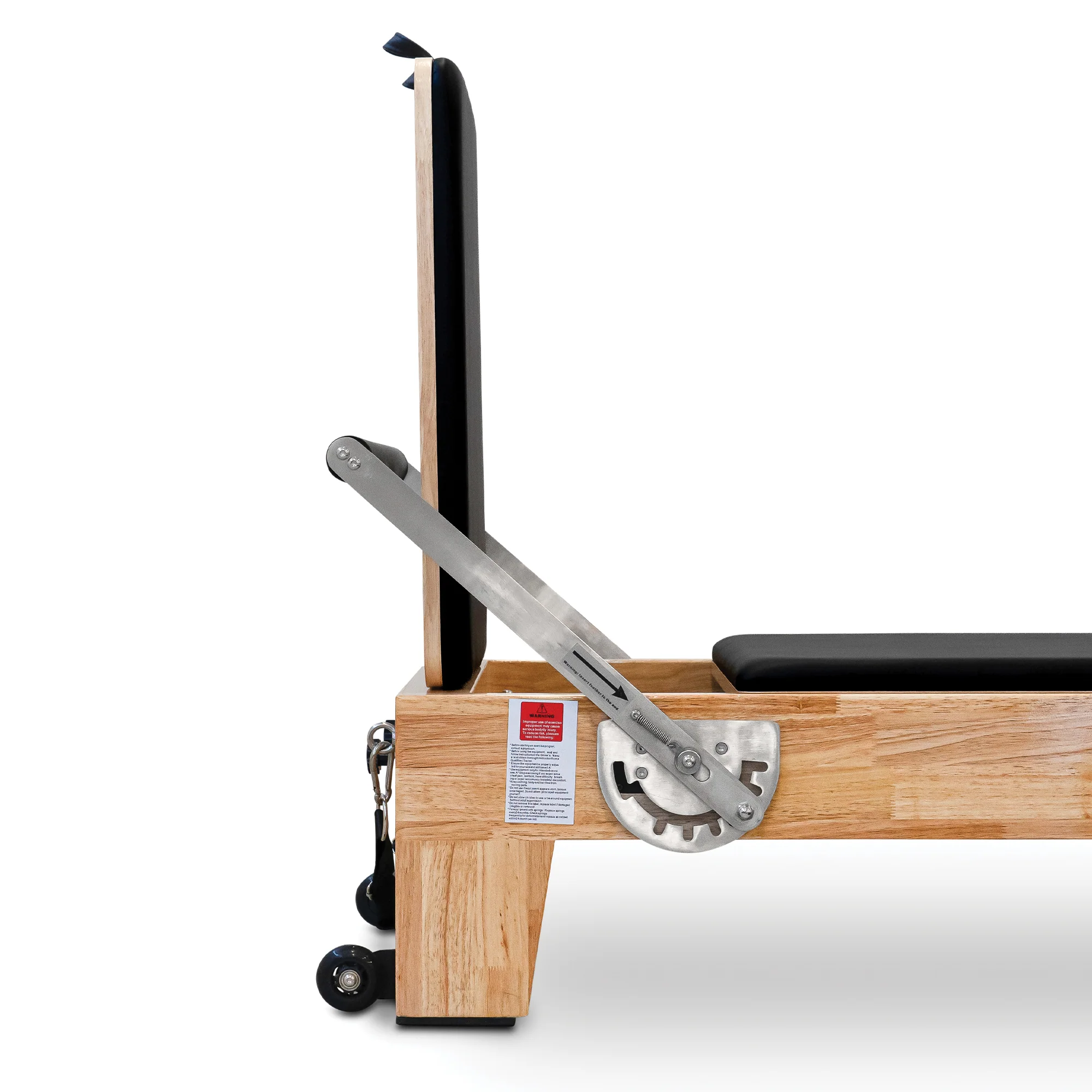 Pilates Reformer Machine in Oak Wood with Box & Accessories - Image 5