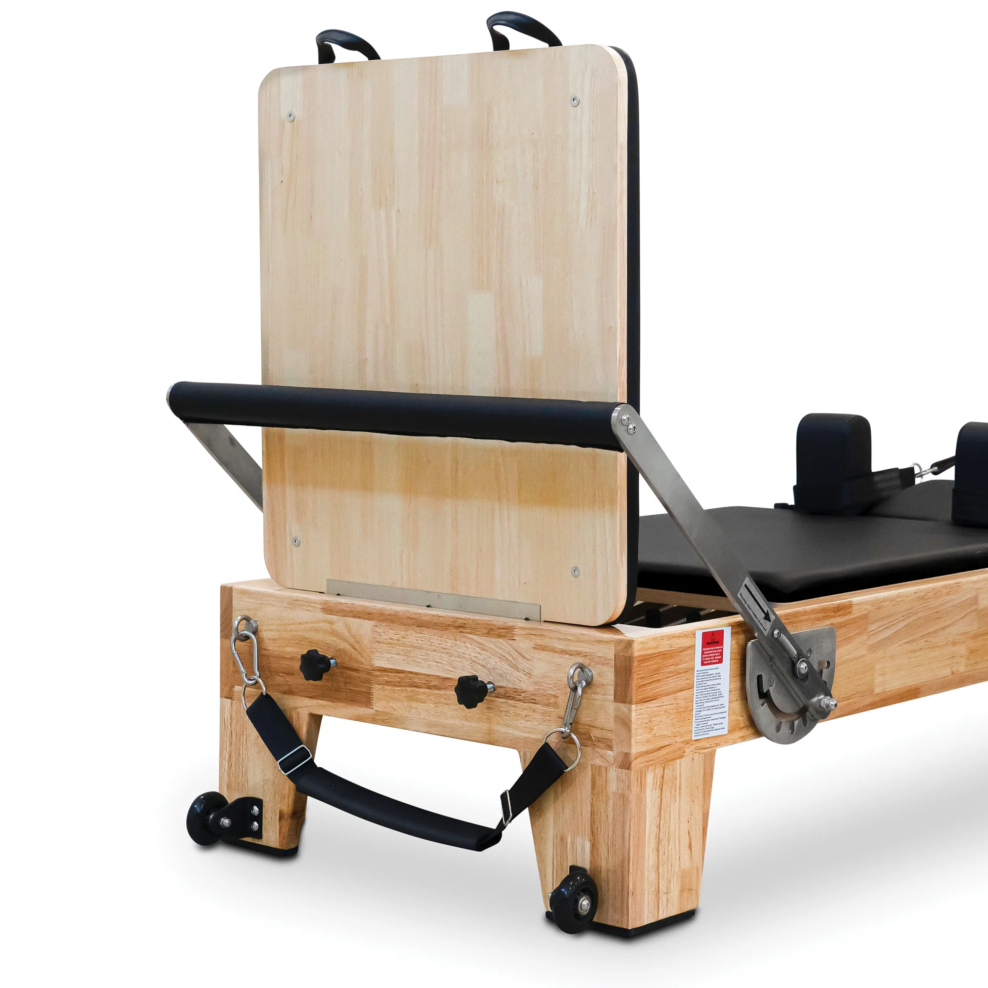 Pilates Reformer Machine in Oak Wood with Box & Accessories - Image 6