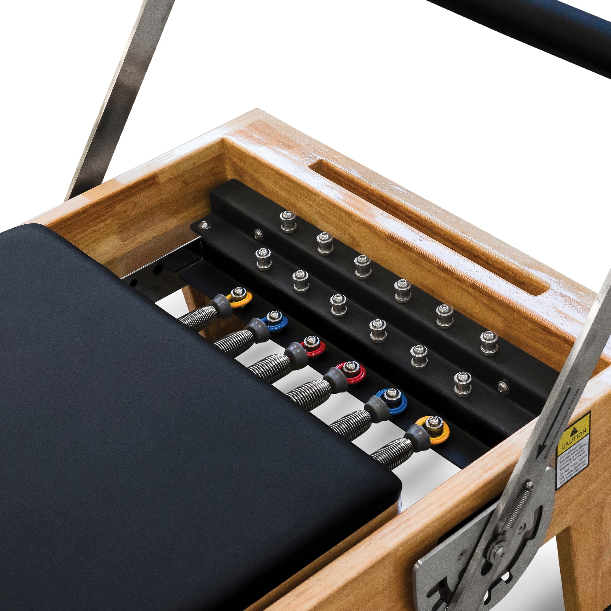 Pilates Reformer Machine in Oak Wood with Box & Accessories - Image 8
