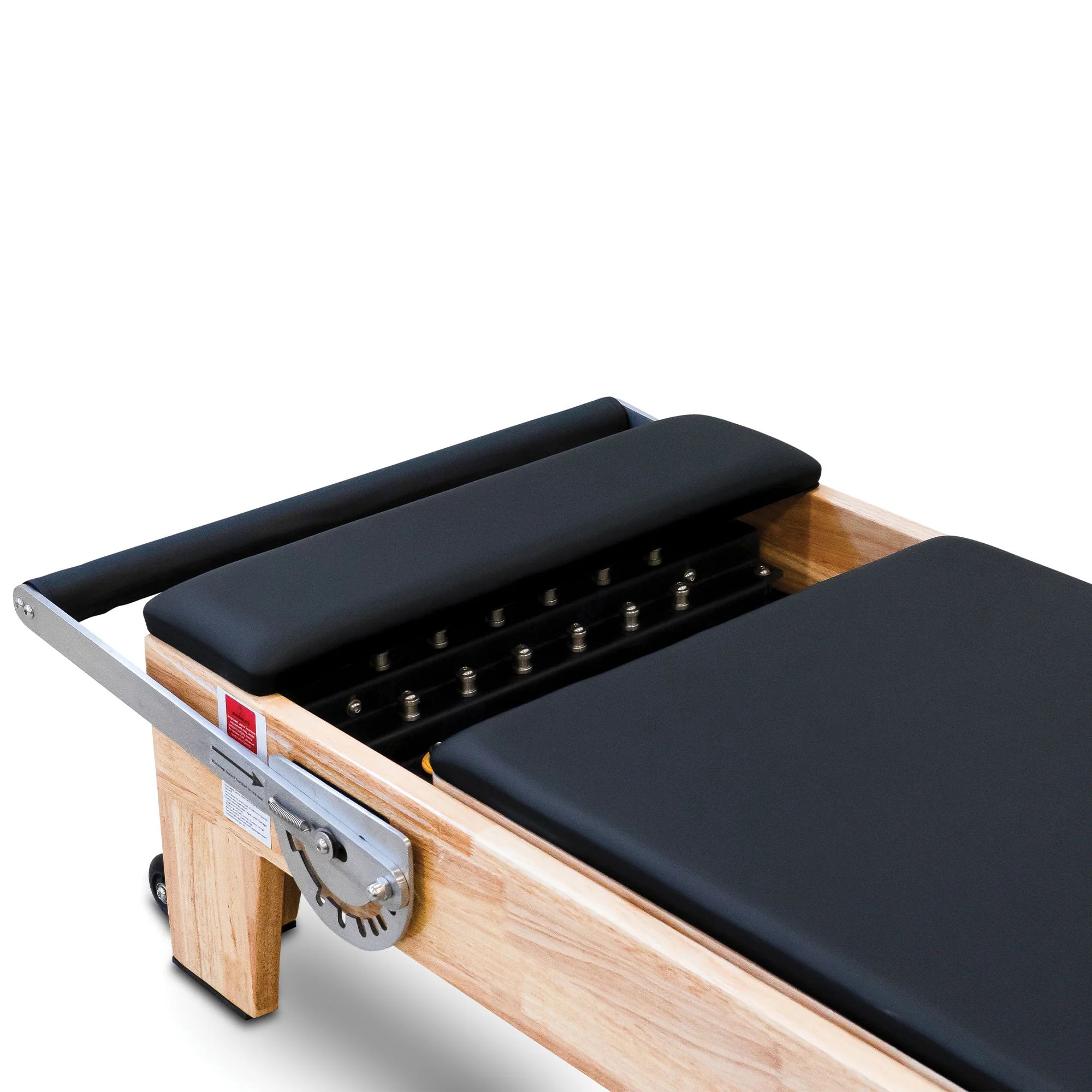 Pilates Reformer Machine in Oak Wood with Box & Accessories - Image 9