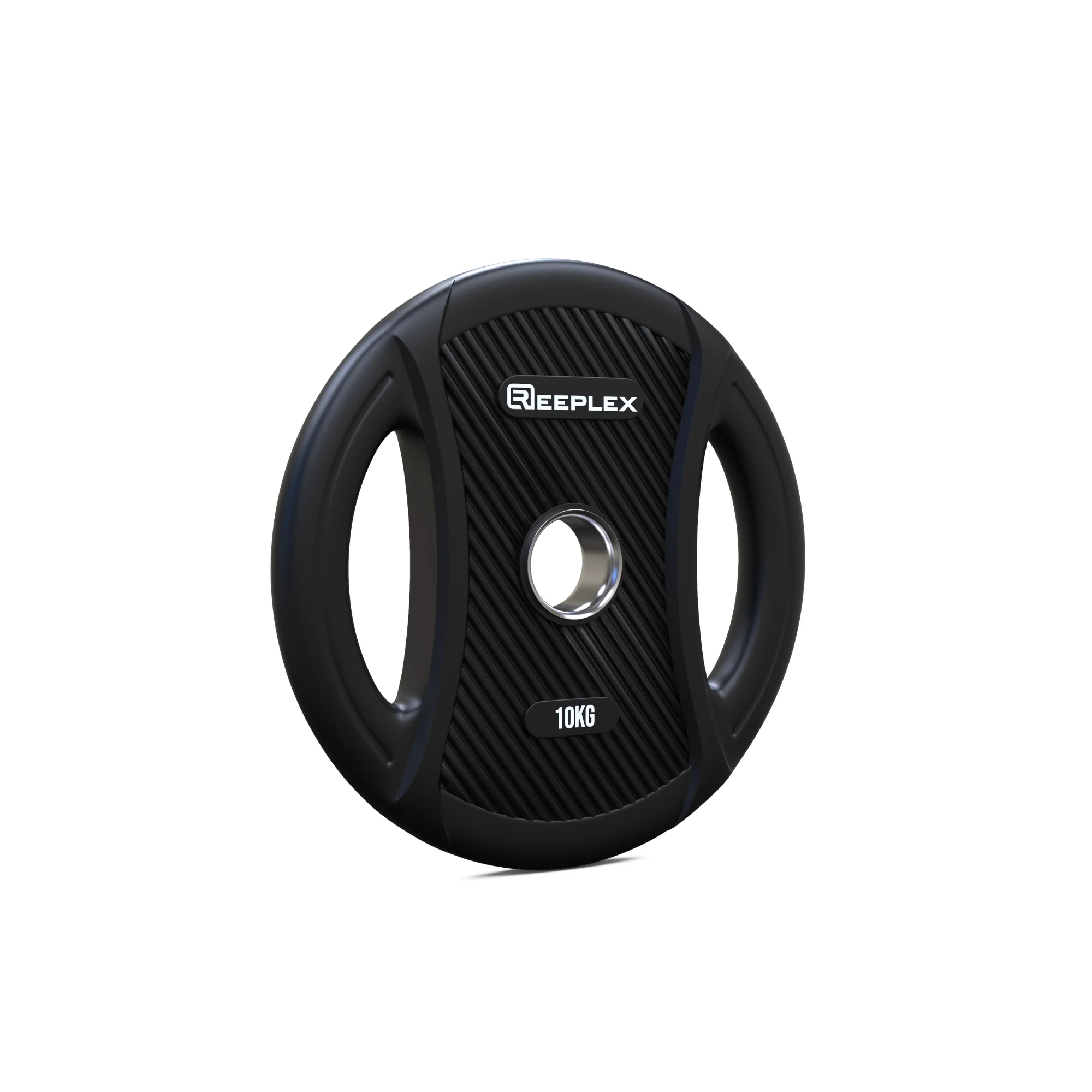 Reeplex 10kg PVC Olympic Weight Plate Pair - Image 3