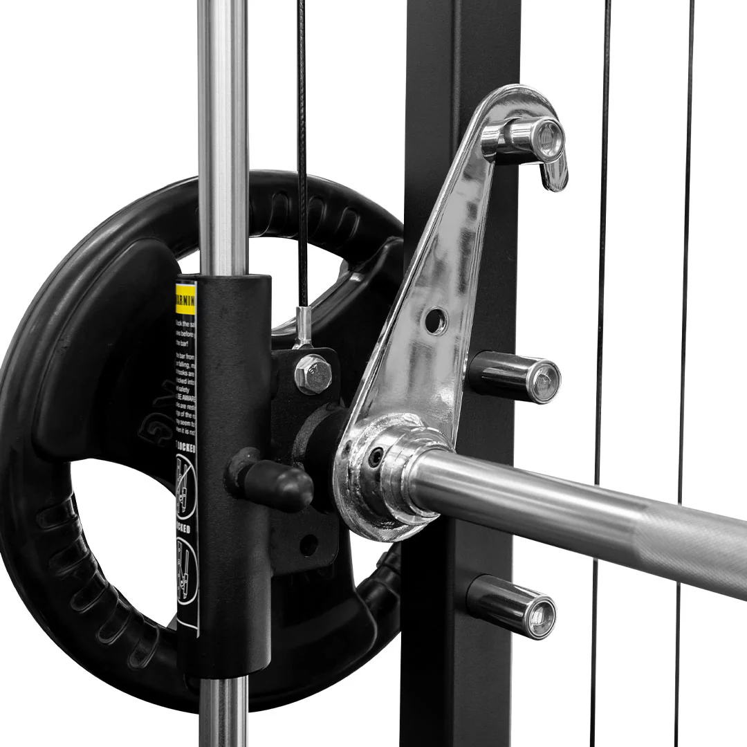 Reeplex CBT-PN Multi Station Gym + FID Bench + 100kg Olympic Rubber Weight Plates - Image 6