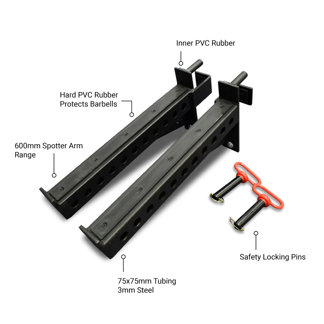 Reeplex Commercial Safety Spotter Arm Pair - Image 2