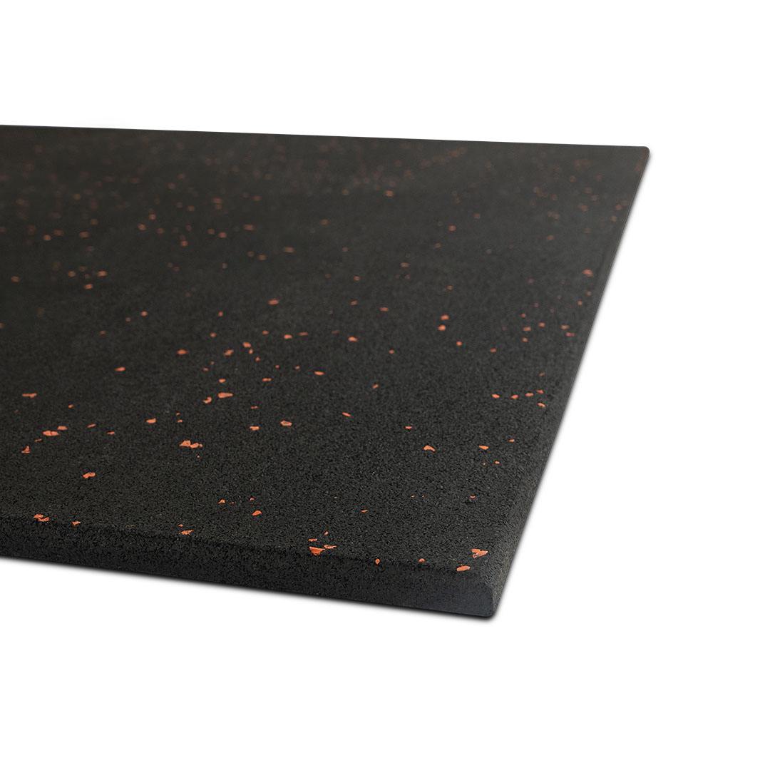 Rubber Gym Flooring Tile 1m x 1m x 15mm - Red Fleck - Image 3