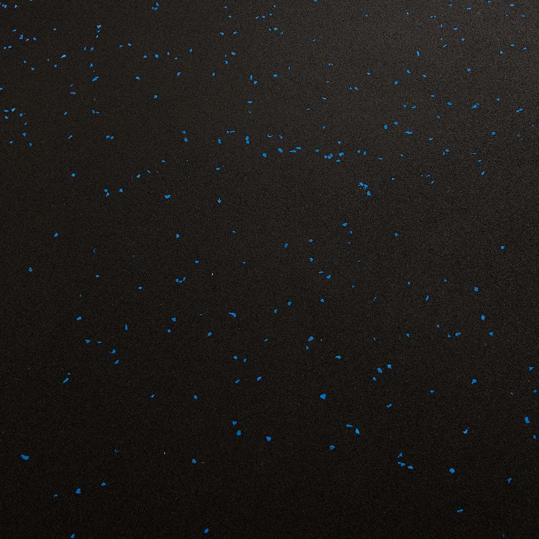 Rubber Gym Flooring Tile 1m x 1m x 15mm - Blue Fleck - Image 4