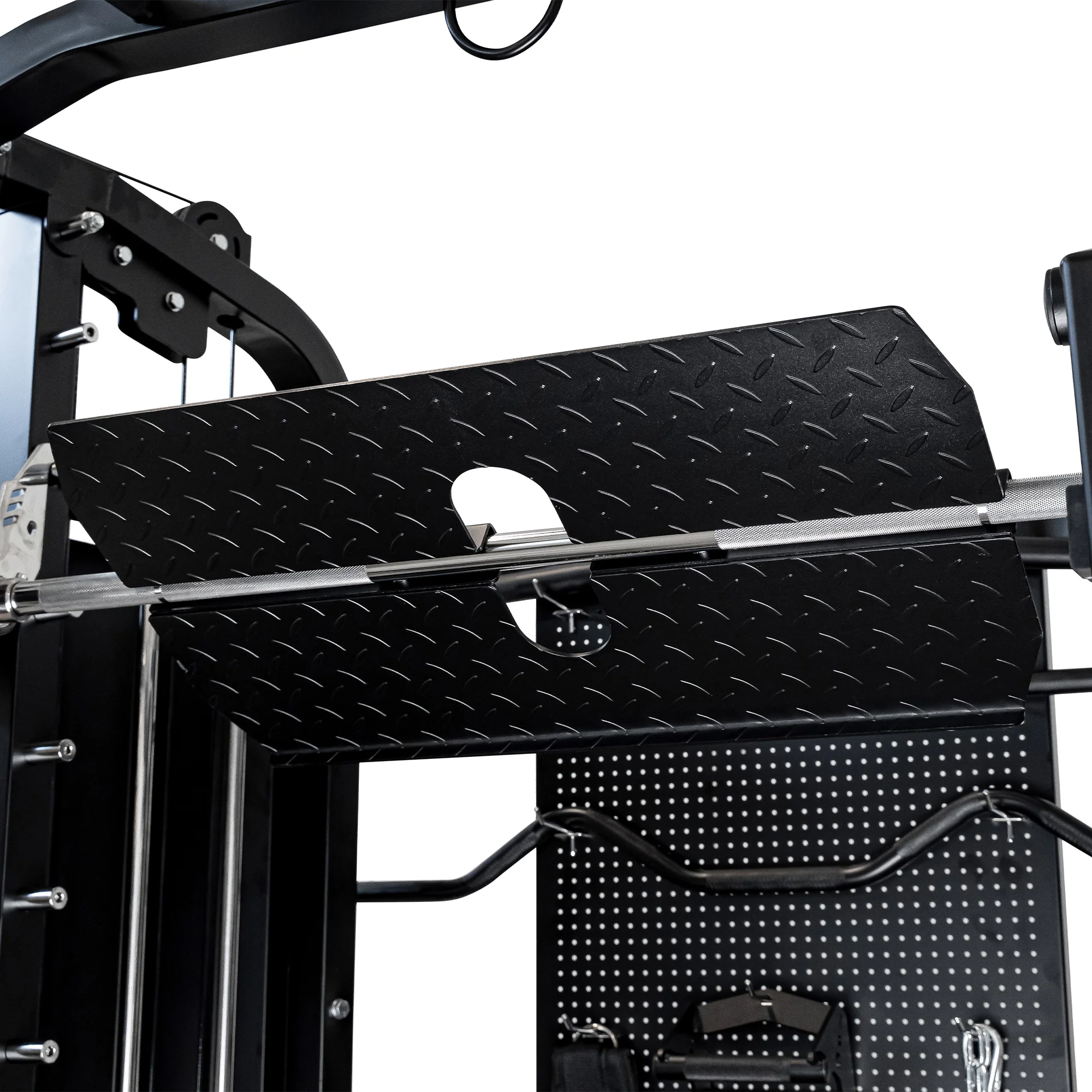 Reeplex CX4 Multi-Functional Trainer + FID Bench + 100kg Weight Plates + 7ft Barbell + Jammer Arms + Leg Press - Image 11