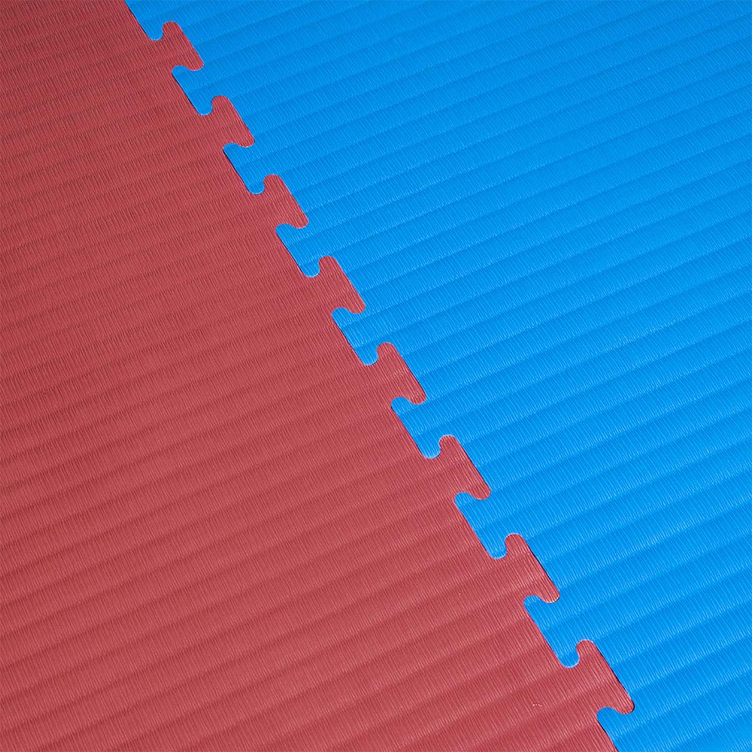 Reeplex EVA Tatami Jigsaw Mat 20mm Blue/Red - Image 5