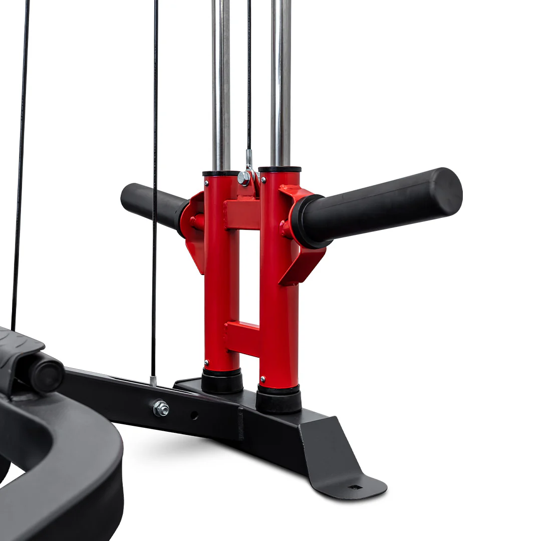 Reeplex Power Rack with Lat Pulldown + Adjustable Bench + 120kg Olympic Barbell Weight Set - Image 11