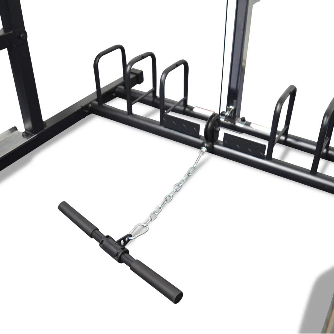 Squat Rack with Lat Pulldown & Seated Row + Attachments - Image 3