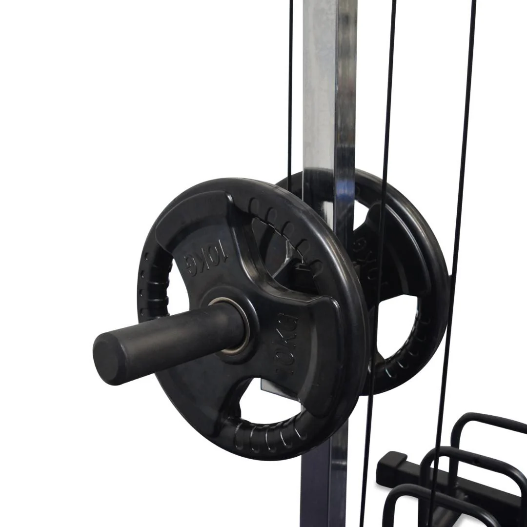 Squat Rack with Lat Pulldown & Seated Row + Attachments - Image 4